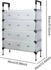 Dustproof Multilayer Shoe Rack 5 Layer